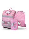 BAAGL  BAAGL SET 3 Zippy Plus Hello Kitty Sweet Leopard: aktatáska, tolltartó, táska GRS