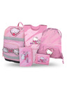 BAAGL  BAAGL SET 5 Zippy Plus Hello Kitty Sweet Leopard: aktatáska, tolltartó, táska, kötény, pénztárca GRS