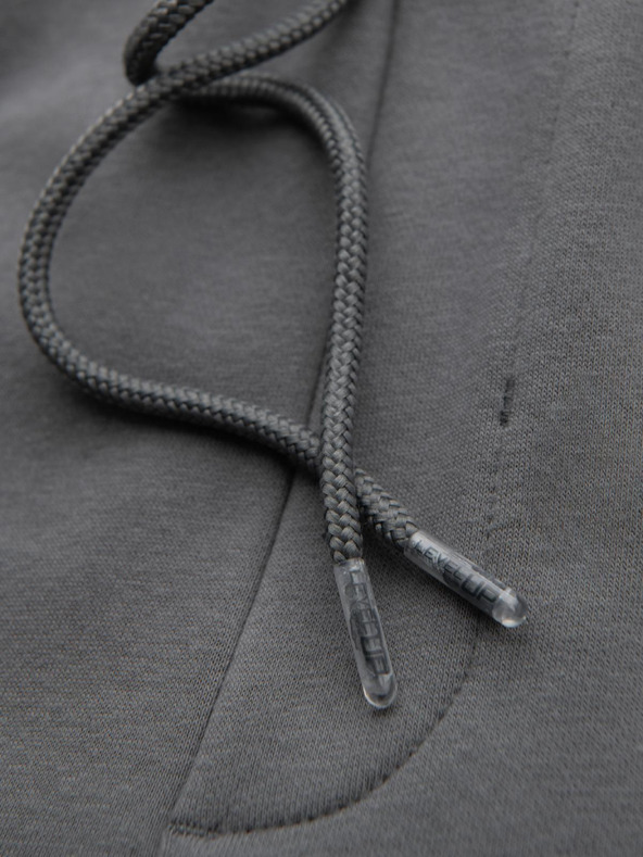 Ombre Clothing Klasszikus uniszex jogging nadrág húzózsinórral - szürke V18 OU-PSBC-0100 Ombre Clothing