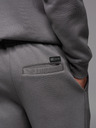 Ombre Clothing Klasszikus uniszex jogging nadrág húzózsinórral - szürke V18 OU-PSBC-0100 Ombre Clothing