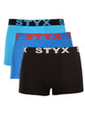 Styx Három darabos készlet - férfi boxeralsó Styx sport elasztikus többszínű Styx sport többszínű