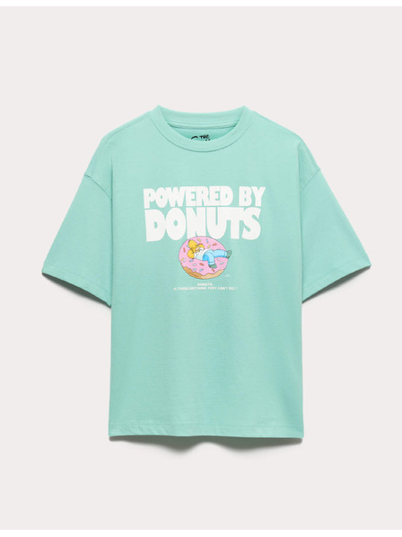 Marks & Spencer Tiszta pamut pólóing The Simpsons™ motívummal (6–16 év) Marks & Spencer kék