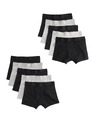 Marks & Spencer Pamut boxeralsó sztreccsel, 10 pár csomagban (5–16 év) Marks & Spencer fekete