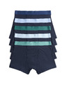 Marks & Spencer Magas pamuttartalmú boxeralsó (5–16 év), 5 pár csomag Marks & Spencer fekete