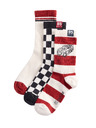 Marks & Spencer Cars™ magas pamuttartalmú sokni, 3 pár csomagban (6-os méret – 3½-es méret) Marks & Spencer piros