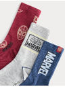 Marks & Spencer Spider-Man™ zokni magas pamuttartalommal, 3 pár Marks & Spencer piros
