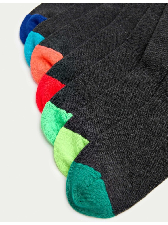 Marks & Spencer Zokni, 7 db csomagban (8½–12 kicsi – 7½–10½ nagy) Marks & Spencer szürke