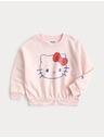 Marks & Spencer Hello Kitty™ mintás magas pamuttartalmú pulóver (2–8 év) Marks & Spencer rózsaszín
