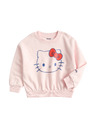 Marks & Spencer Hello Kitty™ mintás magas pamuttartalmú pulóver (2–8 év) Marks & Spencer rózsaszín