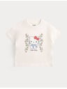 Marks & Spencer Hello Kitty™ póló, tiszta pamut (2-8 éves korig) Marks & Spencer törtfehér