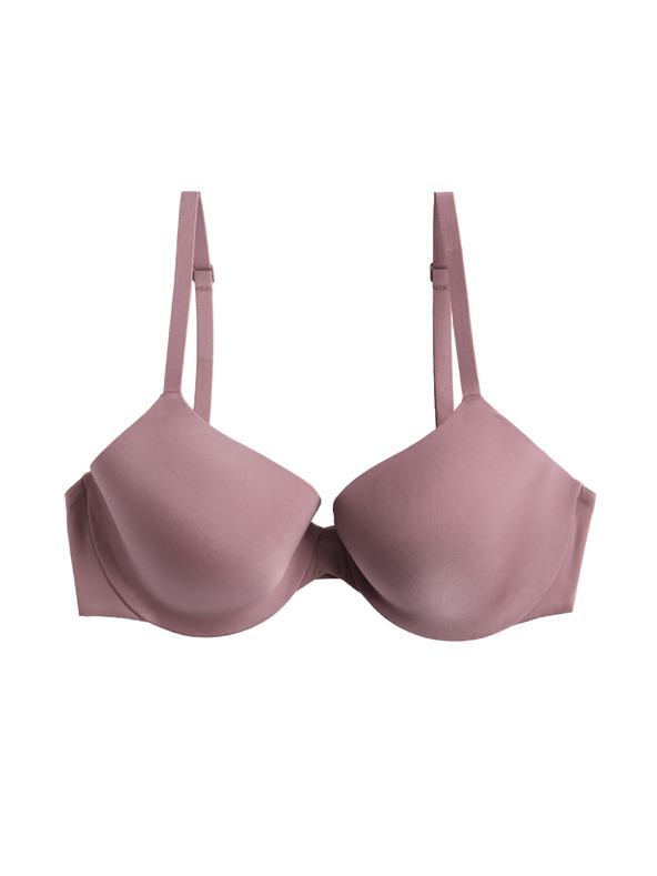 Marks & Spencer Láthatatlan Body Invisibles™ melltartó félkosárral kötöttel, (A-E) Marks & Spencer rózsaszín