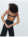 Marks & Spencer Csipkés push-up dekoltázs melltartó Jasmine kötöttel, (méret A–E) Marks & Spencer fekete