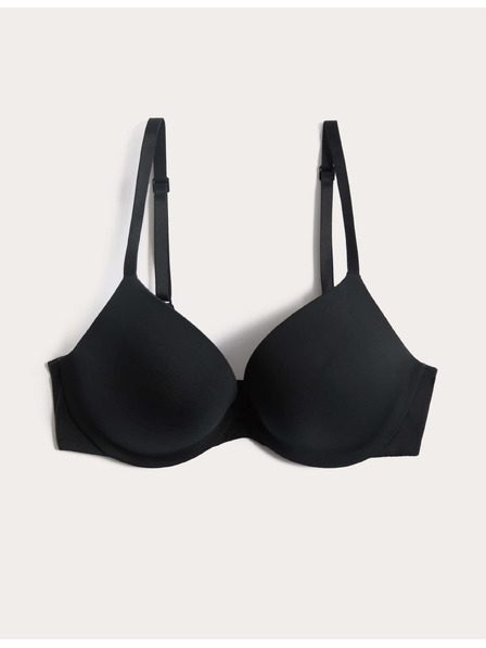 Marks & Spencer Láthatatlan Body Invisibles™ dekoltázs push-up melltartó kötöttel, (A–E) Marks & Spencer fekete
