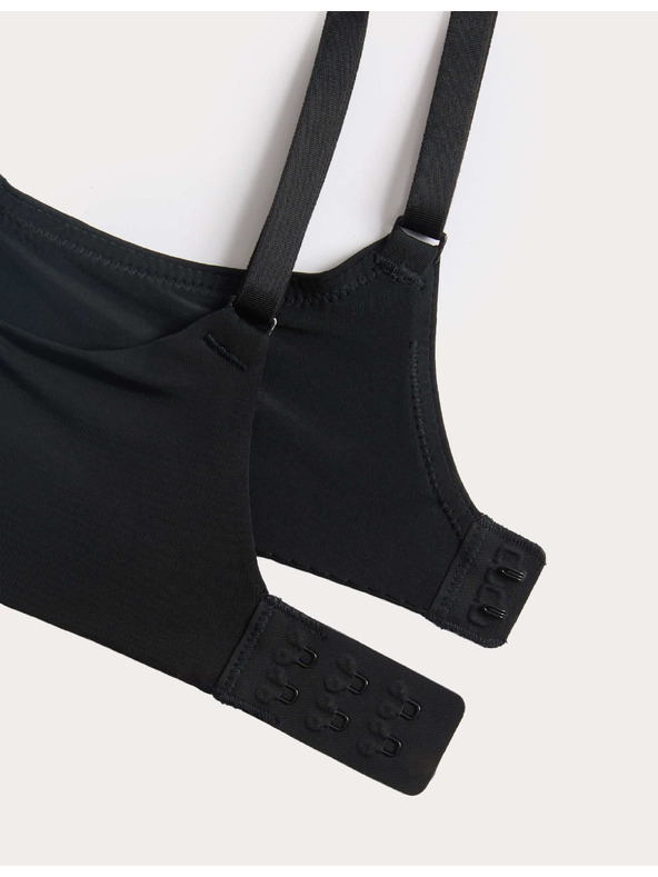 Marks & Spencer Láthatatlan Body Invisibles™ dekoltázs push-up melltartó kötöttel, (A–E) Marks & Spencer fekete