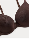 Marks & Spencer Láthatatlan Body Invisibles™ dekoltázs push-up melltartó kötöttel, (A–E) Marks & Spencer barna