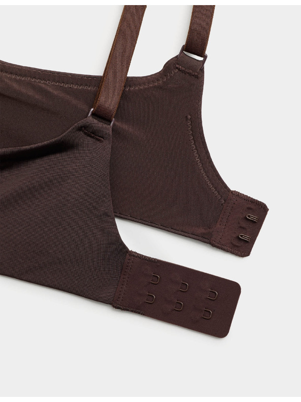 Marks & Spencer Láthatatlan Body Invisibles™ dekoltázs push-up melltartó kötöttel, (A–E) Marks & Spencer barna