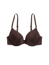 Marks & Spencer Láthatatlan Body Invisibles™ dekoltázs push-up melltartó kötöttel, (A–E) Marks & Spencer barna