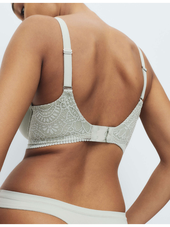 Marks & Spencer Sima Body Soft™ melltartó csontokkal és teli kosarakkal, méret F–H Marks & Spencer zöld