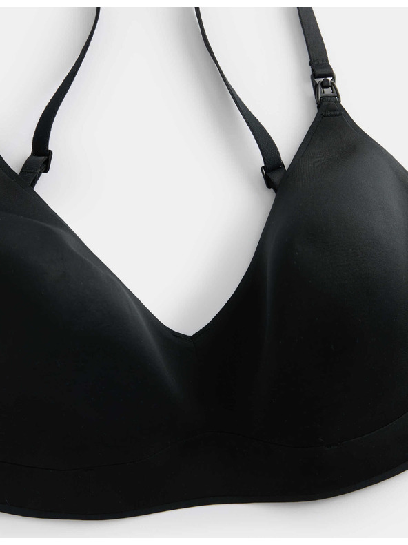 Marks & Spencer Terhes láthatatlan Body Invisibles™ szoptatós melltartó merevítő nélkül (A–H) Marks & Spencer fekete