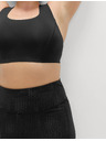 Marks & Spencer Közepesen merevítő sportmelltartó géles második bőrrel Marks & Spencer fekete
