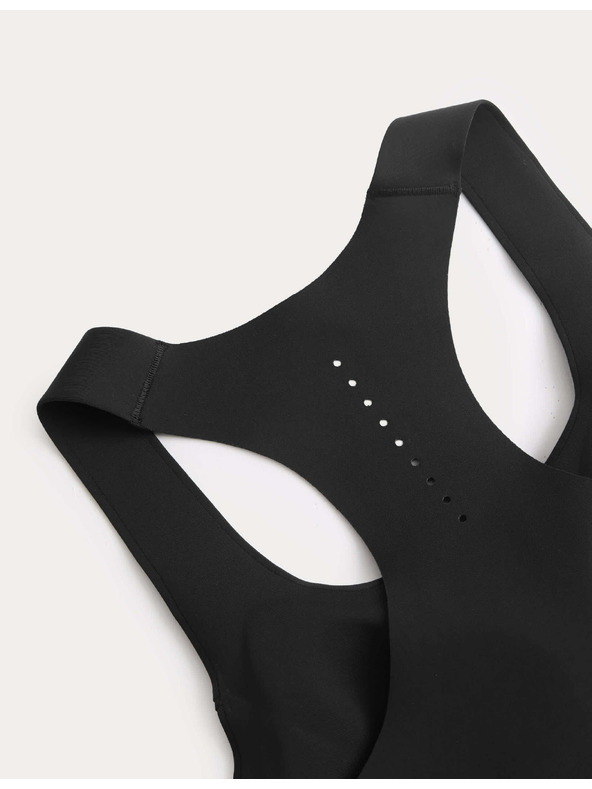 Marks & Spencer Közepesen merevítő sportmelltartó géles második bőrrel Marks & Spencer fekete