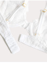 Marks & Spencer Csipkés dekoltázs melltartó Ida merevítővel, méret A–E Marks & Spencer fehér