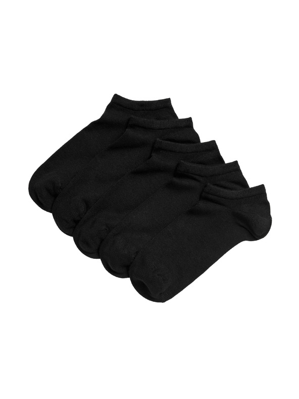 Marks & Spencer 5 pár alacsony zokni Sumptuously Soft™ Marks & Spencer fekete