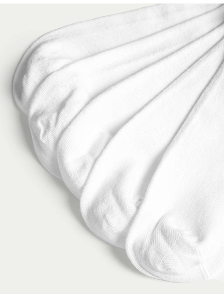 Marks & Spencer 5 pár alacsony zokni Sumptuously Soft™ Marks & Spencer fehér