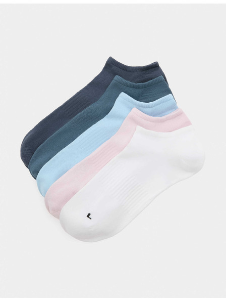 Marks & Spencer Rövid edzőzokni Trainer Liners™ mikroszálas anyagból, 5 darab Marks & Spencer rózsaszín