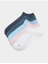 Marks & Spencer Rövid edzőzokni Trainer Liners™ mikroszálas anyagból, 5 darab Marks & Spencer rózsaszín