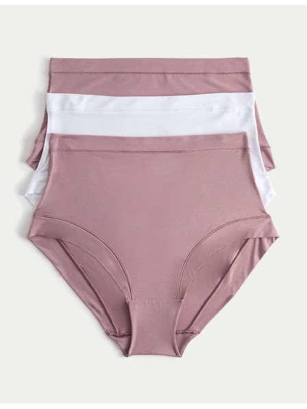 Marks & Spencer Derékalsó Flexifit technológiával és magas modal tartalommal, 3 db Marks & Spencer rózsaszín