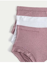 Marks & Spencer Derékalsó Flexifit technológiával és magas modal tartalommal, 3 db Marks & Spencer rózsaszín