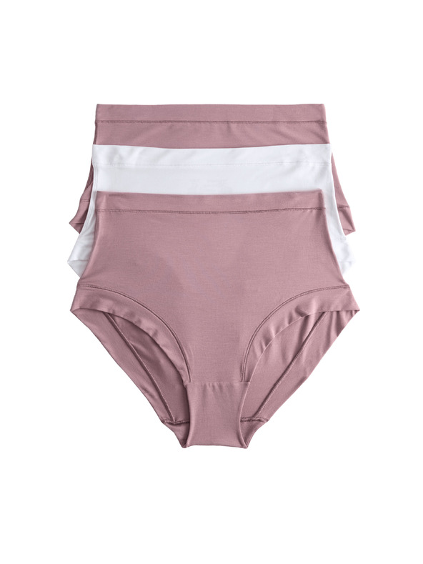 Marks & Spencer Derékalsó Flexifit technológiával és magas modal tartalommal, 3 db Marks & Spencer rózsaszín