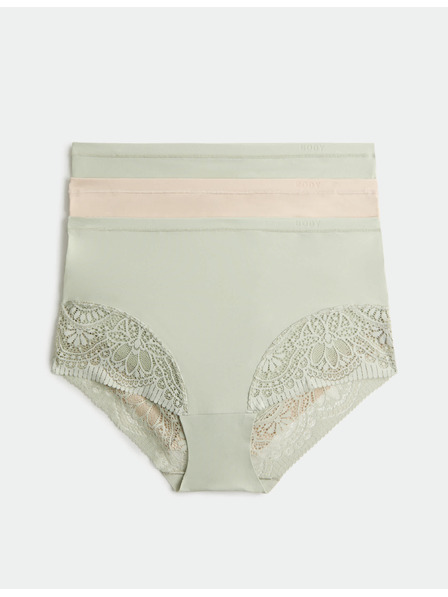Marks & Spencer Body Soft™ derékalsó, 3 db-os szett Marks & Spencer zöld