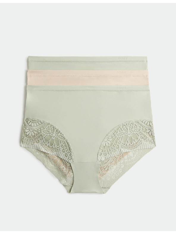 Marks & Spencer Body Soft™ derékalsó, 3 db-os szett Marks & Spencer zöld