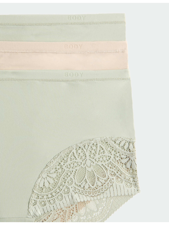 Marks & Spencer Body Soft™ derékalsó, 3 db-os szett Marks & Spencer zöld