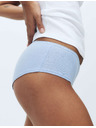 Marks & Spencer Alacsonyan tárolt rövidnadrág pamutból és lycra®-ból, 5 darab csomag Marks & Spencer kék
