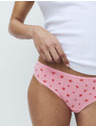 Marks & Spencer Brazil bugyi magas pamut tartalommal és Lycra™ anyaggal, 5 db Marks & Spencer rózsaszín