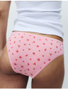 Marks & Spencer Brazil bugyi magas pamut tartalommal és Lycra™ anyaggal, 5 db Marks & Spencer rózsaszín
