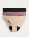 Marks & Spencer 3 db-os szett bikini menstruációs bugyik láthatatlan szegéllyel Marks & Spencer fekete