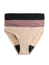 Marks & Spencer 3 db-os szett bikini menstruációs bugyik láthatatlan szegéllyel Marks & Spencer fekete