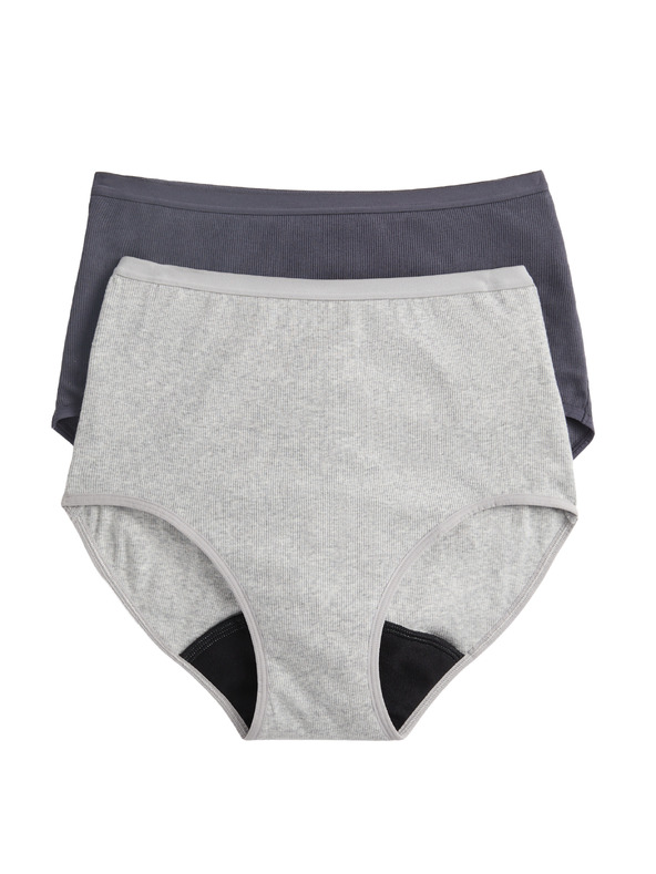Marks & Spencer Magas nedvszívó menstruációs bugyi derekig, 2 db Marks & Spencer szürke