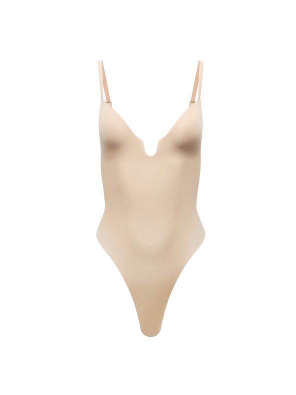 Marks & Spencer Láthatatlan Body Invisibles™ formáló dekoltázs testruha (A-DD) Marks & Spencer bézs