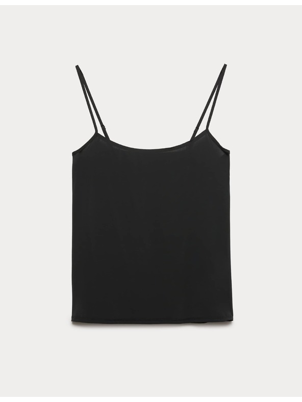 Marks & Spencer Selyem-hatású láthatatlan Body Invisibles™ top Flexifit™ technológiával Marks & Spencer fekete