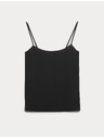 Marks & Spencer Selyem-hatású láthatatlan Body Invisibles™ top Flexifit™ technológiával Marks & Spencer fekete