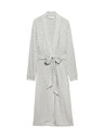 Marks & Spencer Hosszú bordázott wrap magas modál tartalommal Marks & Spencer szürke