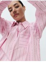 Marks & Spencer Csíkos éjszakai ing poplin és tiszta pamutból Marks & Spencer rózsaszín