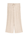 Marks & Spencer Bordázott pizsama nadrág magas modál-tartalommal Marks & Spencer beige