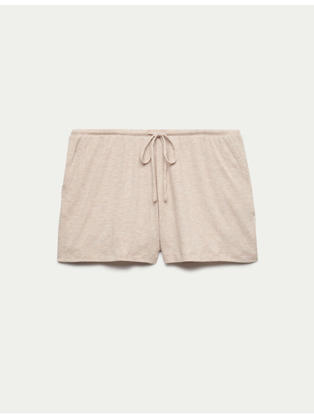 Marks & Spencer Bordázott pizsama rövidnadrág magas modál-tartalommal Marks & Spencer beige