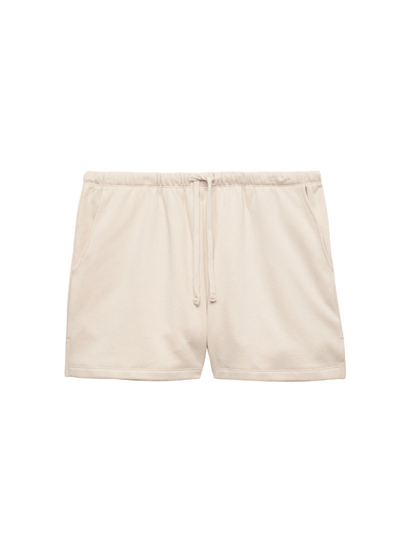 Marks & Spencer Pizsama rövidnadrág magas pamutarányú és Brushback technológiájú Marks & Spencer beige